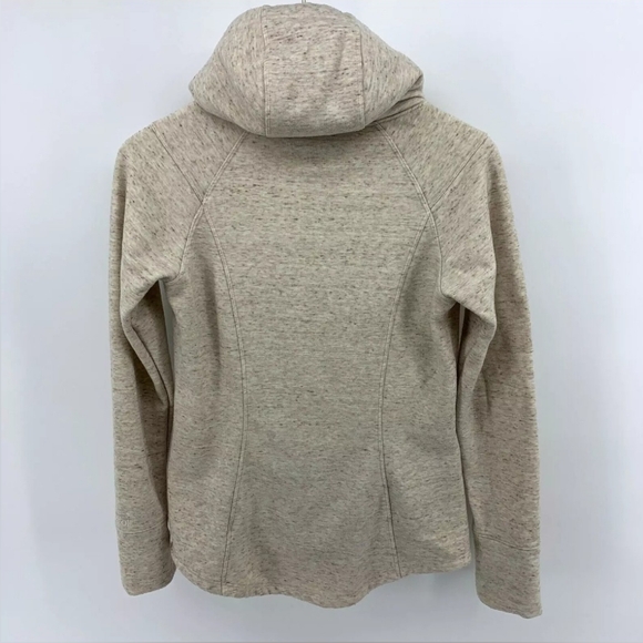 Marmot Women's Small Tashi Hoodie Thick Fleece Lined Tan Sweater Sherpa EUC - Picture 2 of 9